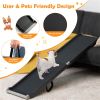 63" Pet RampUpgrade Folding Pet Ramp Portable Dog Ramp with Steel Frame