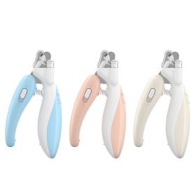 Ai Wo Pet Nail Clipper, Dog Nail Knife, Cat Nail Pliers, LED Electric Nail Grinder, and Pet Products Are Popular (colour: Little Whale)