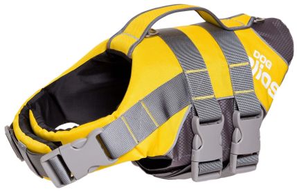 Helios Splash-Explore Outer Performance 3M Reflective and Adjustable Buoyant Dog Harness and Life Jacket (size: large)